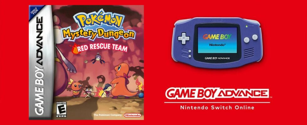 Game Boy Advance – Nintendo Switch Online ajoute Pokémon Mystery Dungeon : Red Rescue Team le 9 août