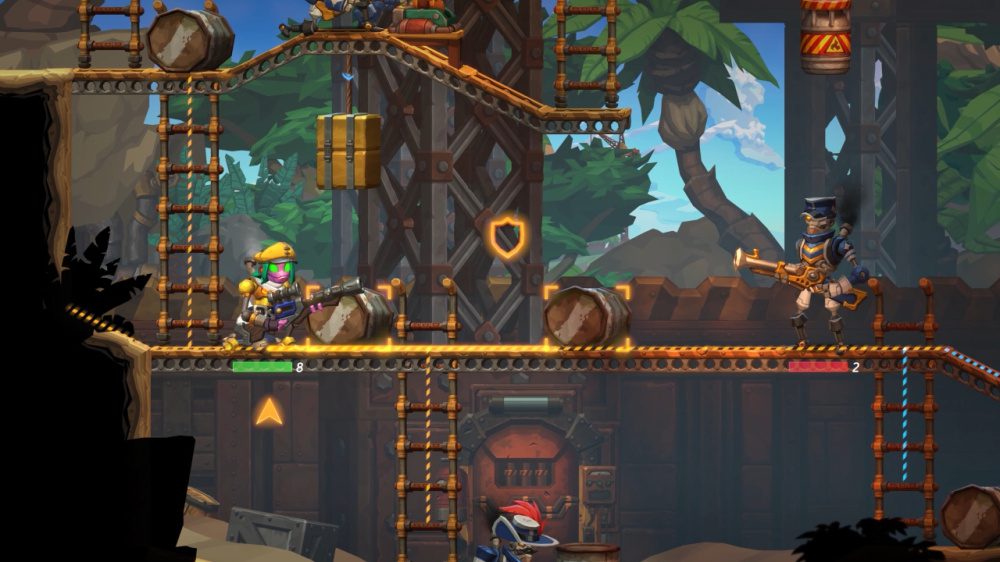 Gameplay de SteamWorld Heist II
