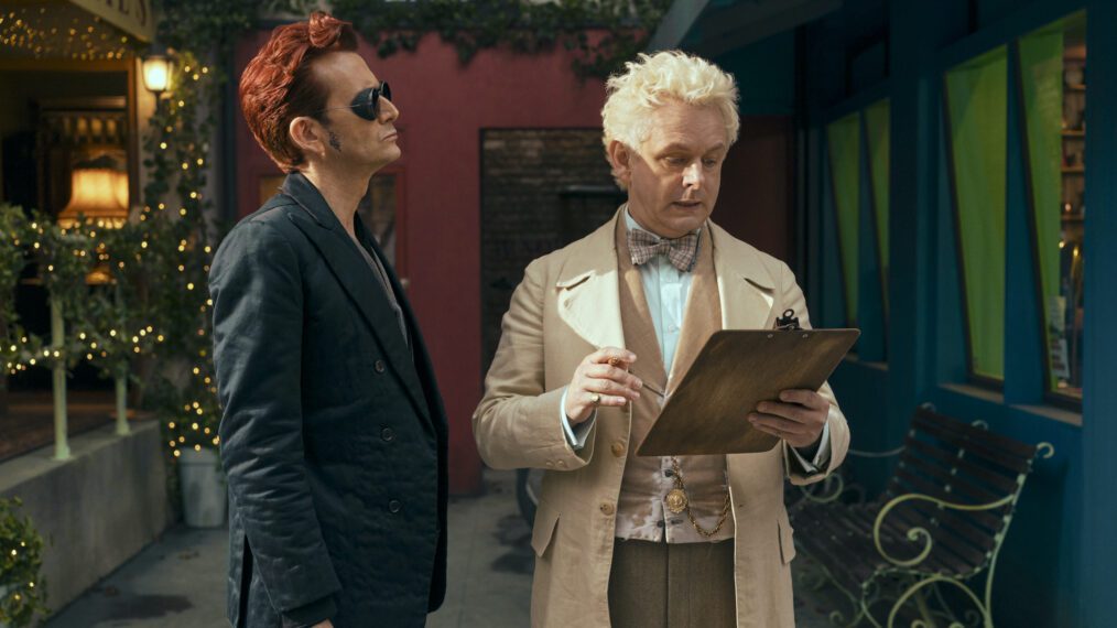 David Tennant and Michael Sheen in 