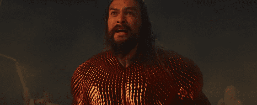 Jason Momoa in Aquaman and the Lost Kingdom