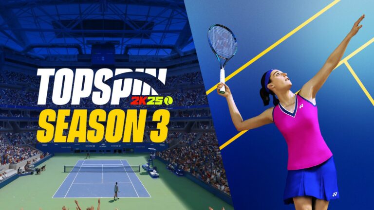 La nouvelle mise à jour 1.12 de TopSpin 2K25 arrive avec le contenu de la saison 3 le 14 août