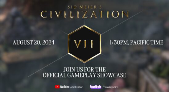 La présentation du gameplay de Sid Meier's Civilization VII est prévue pour le 20 août