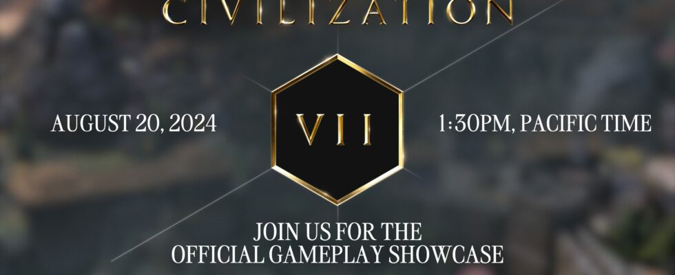 La présentation du gameplay de Sid Meier's Civilization VII est prévue pour le 20 août