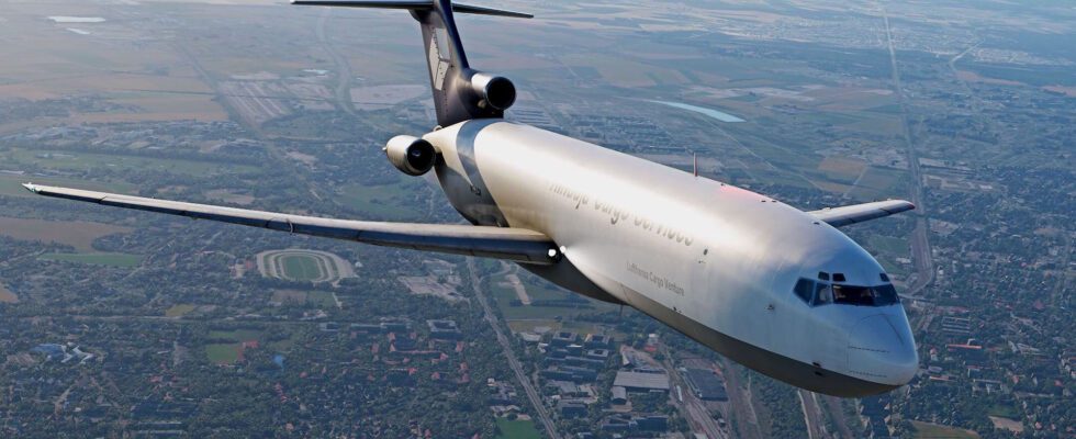 Le Boeing 727 à trois réacteurs classique est disponible pour Microsoft Flight Simulator