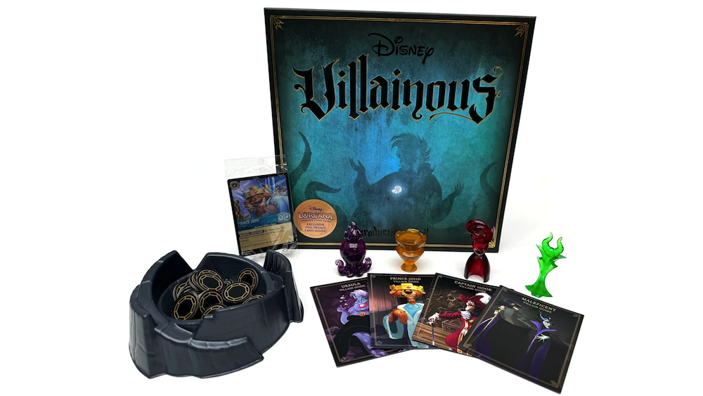 Jeu de société Disney Villainous avec carte promotionnelle exclusive Lorcana