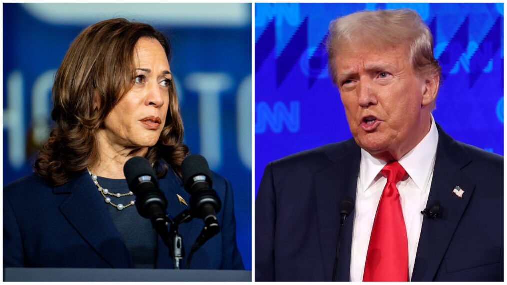 Kamala Harris and Donald Trump