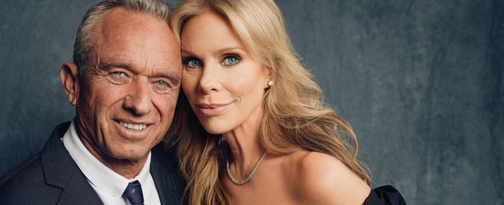 Cheryl Hines and Robert F. Kennedy Jr.