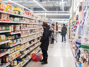 Une épicerie canadienne.