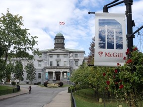 L'Université McGill est vue le 13 octobre 2023, à Montréal.