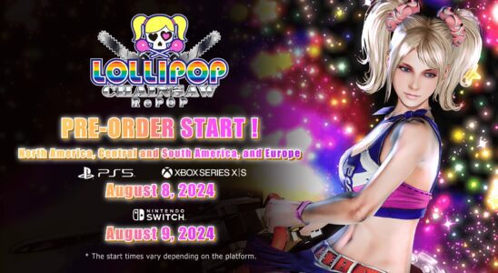 Les précommandes de Lollipop Chainsaw RePOP ouvriront le 8 août pour PS5 et Xbox Series, le 9 août pour Switch