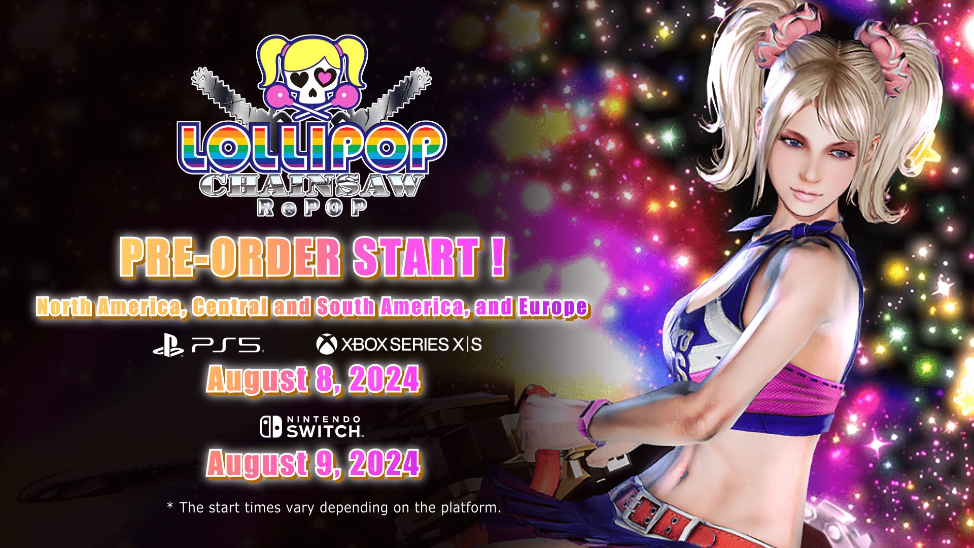 Les précommandes de Lollipop Chainsaw RePOP ouvriront le 8 août pour PS5 et Xbox Series, le 9 août pour Switch    
