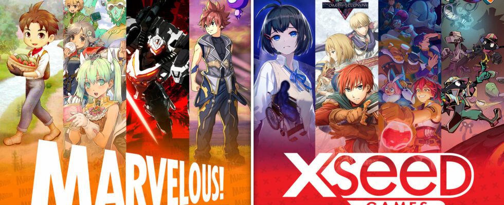 Marvelous USA et XSEED Games publieront leurs jeux sous des labels distincts sous Marvelous