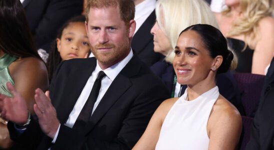 Prince Harry, Duke of Sussex and Meghan, Duchess of Sussex attend the 2024 ESPY Awards at Dolby Theatre on July 11, 2024