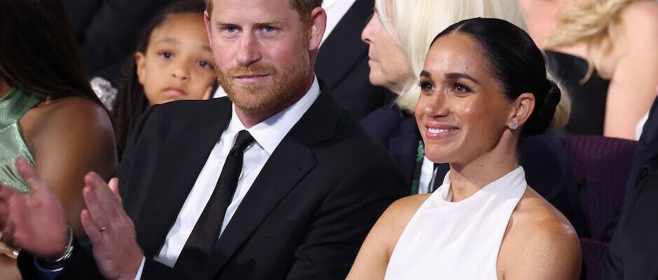 Prince Harry, Duke of Sussex and Meghan, Duchess of Sussex attend the 2024 ESPY Awards at Dolby Theatre on July 11, 2024