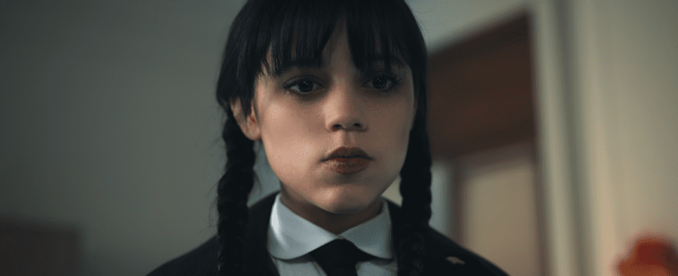 Jenna Ortega as Wednesday in Netflix series