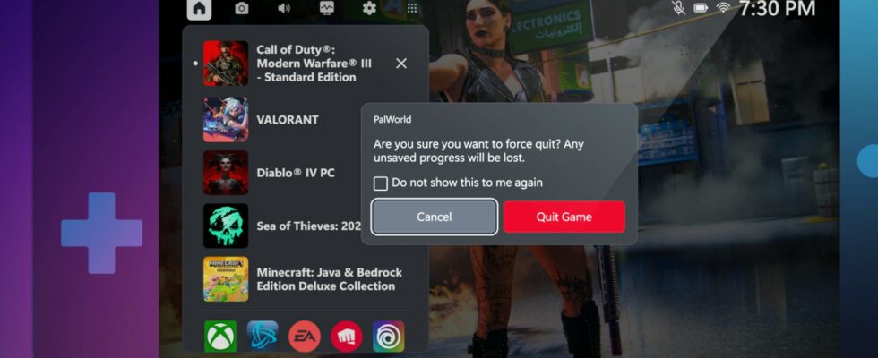 Microsoft riposte au Steam Deck avec une mise à jour de l'application Xbox