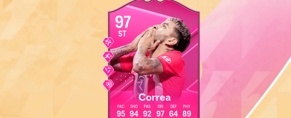 An image of Angel Correa FUTTIES objective in EA FC 24