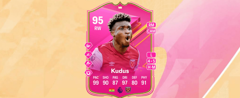An image of Kudus FUTTIES objective in EA FC 24