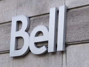 Le logo de Bell Canada est visible le mardi 21 juin 2016 à Montréal.