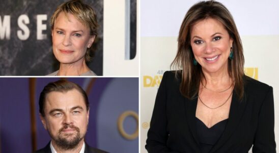 Robin Wright, Leonardo DiCaprio, and Nancy Lee Grahn