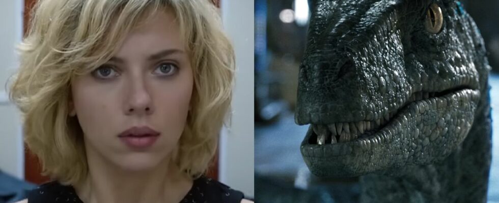 Scarjo in 2014 action thriller &quot;Lucy,&quot; A clever girl from Jurassic World.