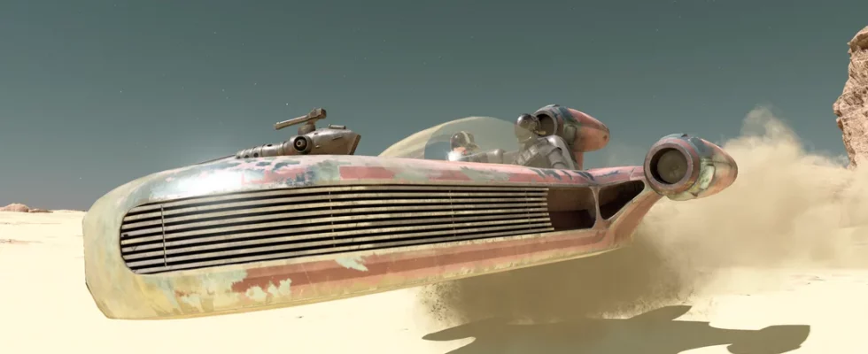 Starfield Mod ajoute le Landspeeder X-34 de Star Wars : A Galactic Crossover