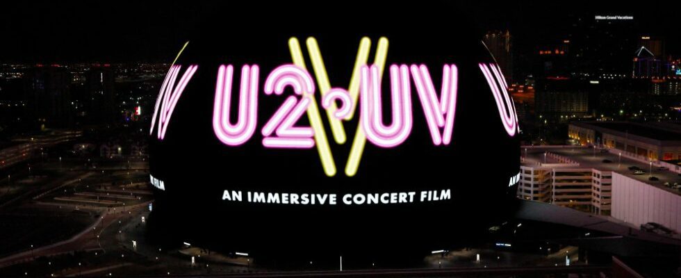 U2 présentera le film de concert immersif « V-U2 » réalisé par Edge au Sphere de Las Vegas Plus de Variety Les plus populaires À lire absolument Inscrivez-vous aux bulletins d'information de Variety Plus de nos marques