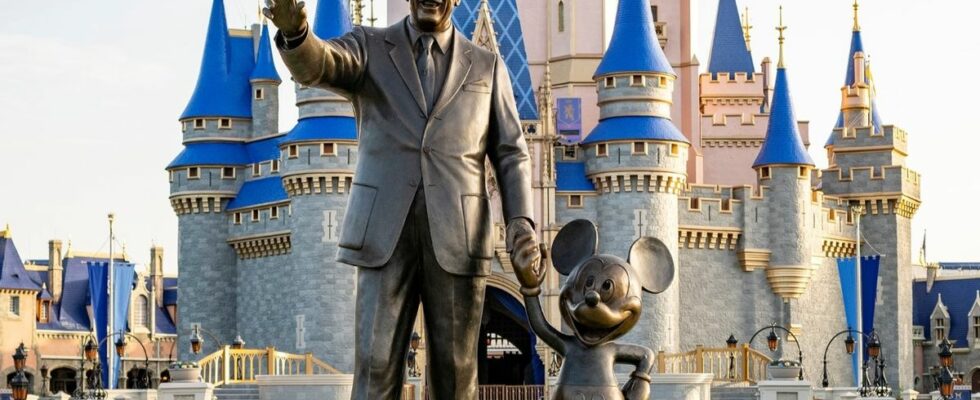 Debuting in 1995, the “Partners Statue” is a sculpture of Walt Disney and Mickey Mouse located in front of Cinderella Castle in the Magic Kingdom Park at Walt Disney World Resort in Lake Buena Vista, Fla. (Matt Stroshane, Photographer)