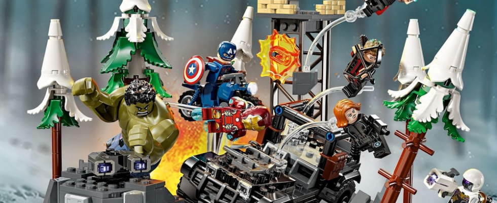 Un nouvel ensemble Lego Marvel recrée la bataille d'ouverture d'Avengers : L'Ère d'Ultron
