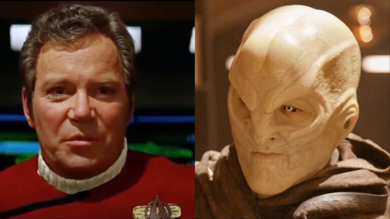 William Shatner and Lak side by side photo