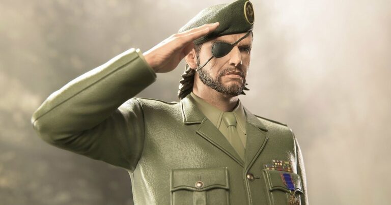 Offrez-vous 22 pouces de Snake avec la statue Big Boss Metal Gear Solid 3 : Snake Eater
