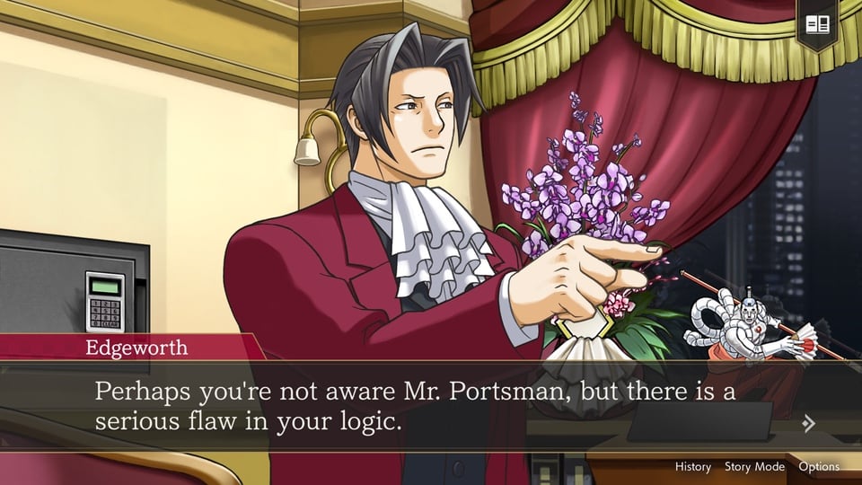 Logique de collecte des enquêtes d'Ace Attorney