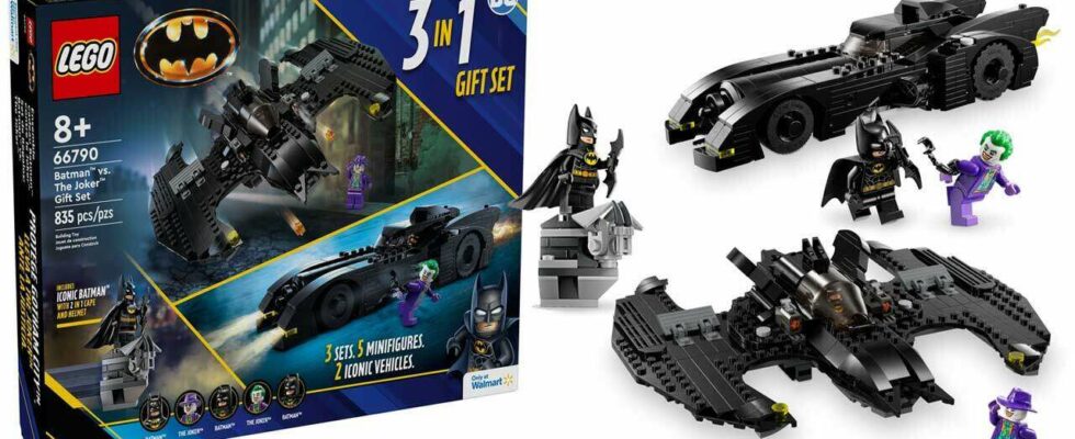 Le pack Lego Batman exclusif à Walmart comprend trois ensembles pour seulement 50 $