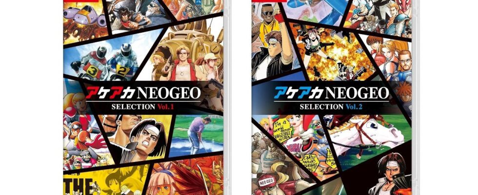 Les versions physiques de ACA NeoGeo Selection Vol. 1 et Vol. 2 Switch dévoilées pour le Japon