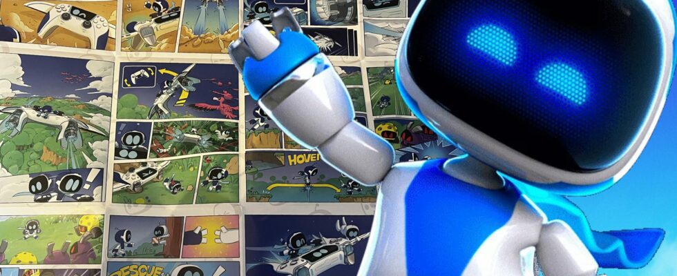 Le manuel du jeu Astro Bot est un brillant succès sur support physique