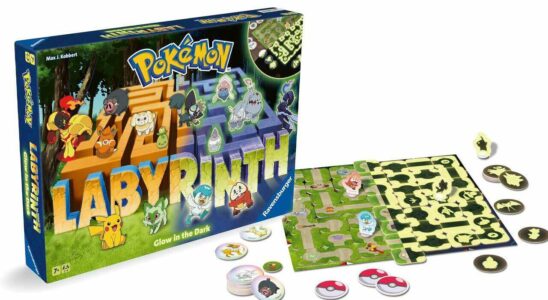 Le célèbre jeu de société Pokémon Labyrinth bénéficie d'une édition phosphorescente