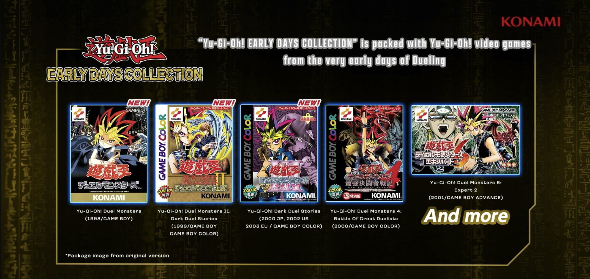 La collection Yu-Gi-Oh! Early Days confirme trois titres supplémentaires    
