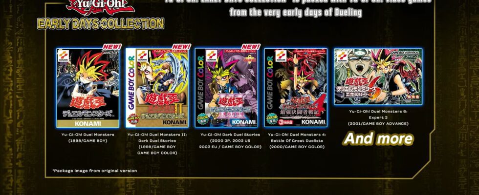 La collection Yu-Gi-Oh! Early Days révèle Duel Monsters 1 + 2 Dark Duel Stories