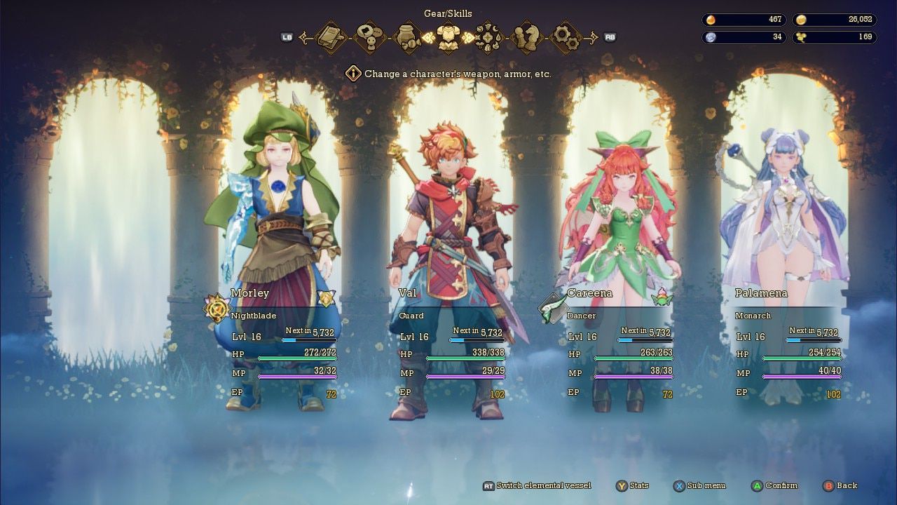 Visions of Mana, PC, Test, Gameplay, Captures d'écran