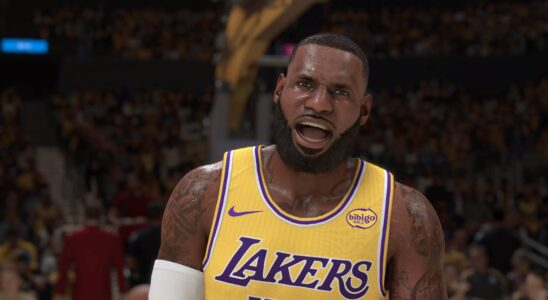 An image of LeBron James in NBA 2K25