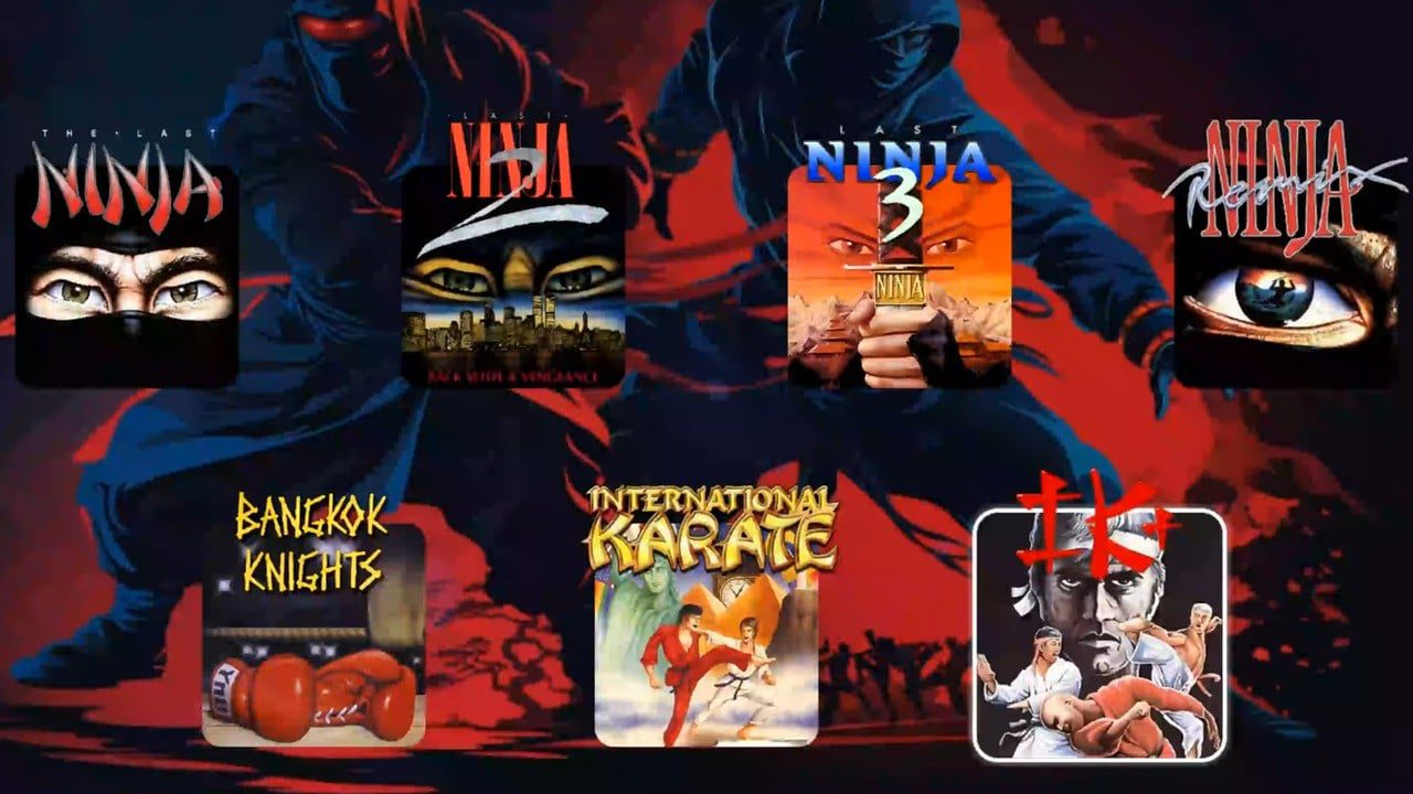 La collection The Last Ninja propose sept jeux rétro sur Switch en 2025
