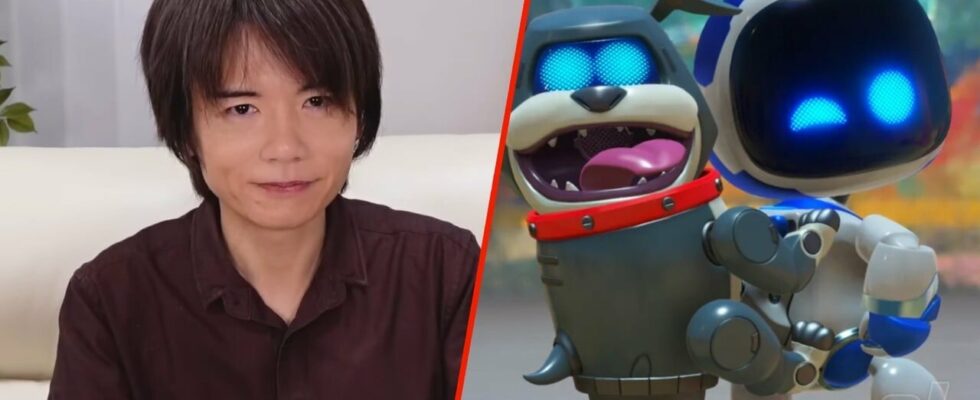 Aléatoire : Sakurai et l'équipe Asobi échangent des plaisanteries à propos d'Astro Bot