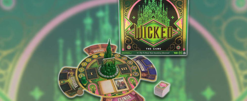 Course vers la Cité d'Émeraude dans ce prochain jeu de société Wicked