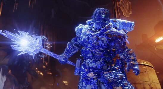 Image of a Stasis Shadebinder in Destiny 2, wielding the power of stasis to freeze enemies and shatter them with deadly precision.