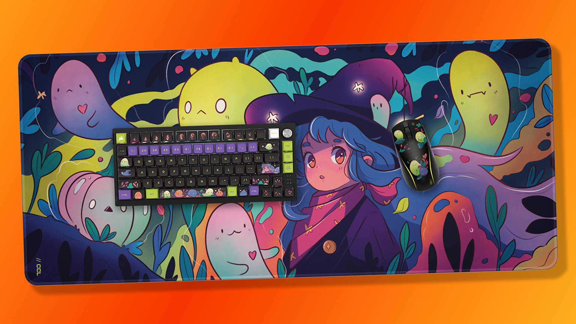 Corsair Custom Lab Artist Series : Ensemble clavier et souris Elina Clevergull Spellbound