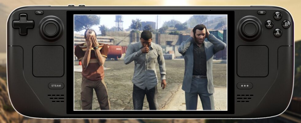 GTA 5 vient de devenir « non pris en charge » sur Steam Deck