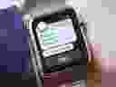 Une Apple Watch est visible dans cette image de fichier. 