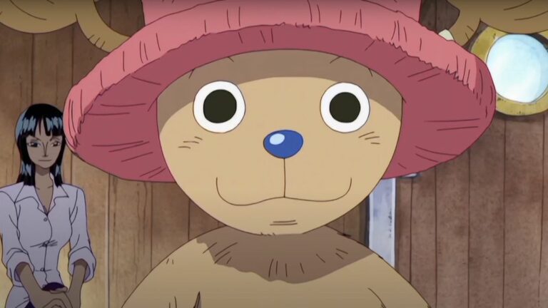 Anime version of One Piece's Chopper in small humanoid form