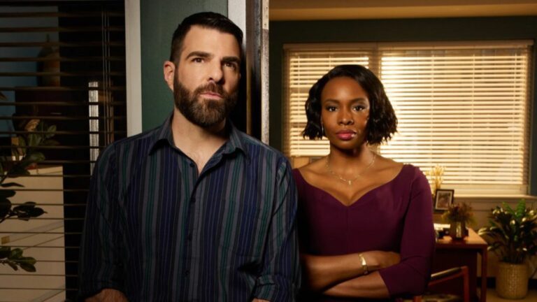 Zachary Quinto and Tamberla Perry for NBC's Brilliant Minds