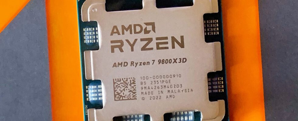 Le nouveau processeur de jeu AMD Ryzen 7 9800X3D sortira dans quelques semaines, selon une fuite